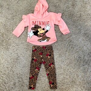 Girls Minnie Mouse set